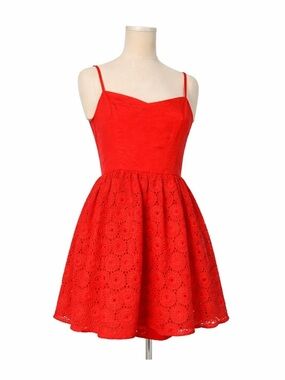 Gianni Bini Red Dress Junior Large